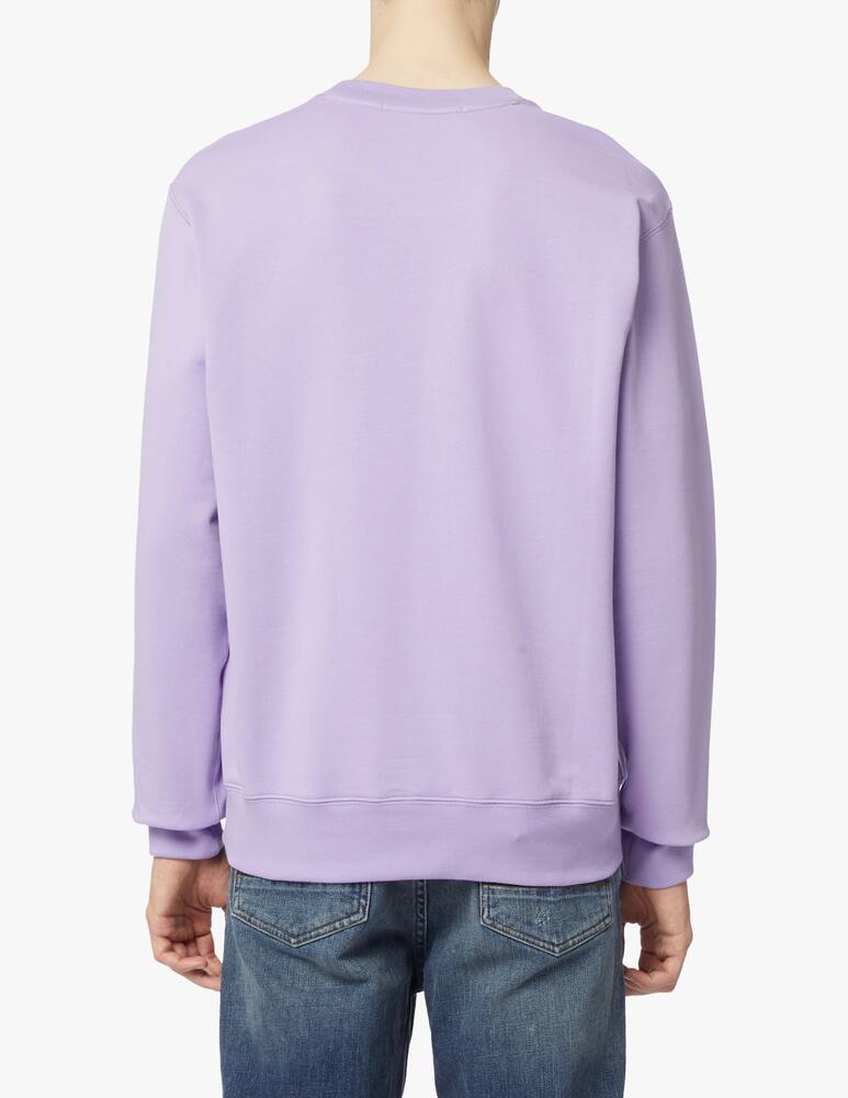 rinascente Department 5 Felpa girocollo con scritte sul petto - viola