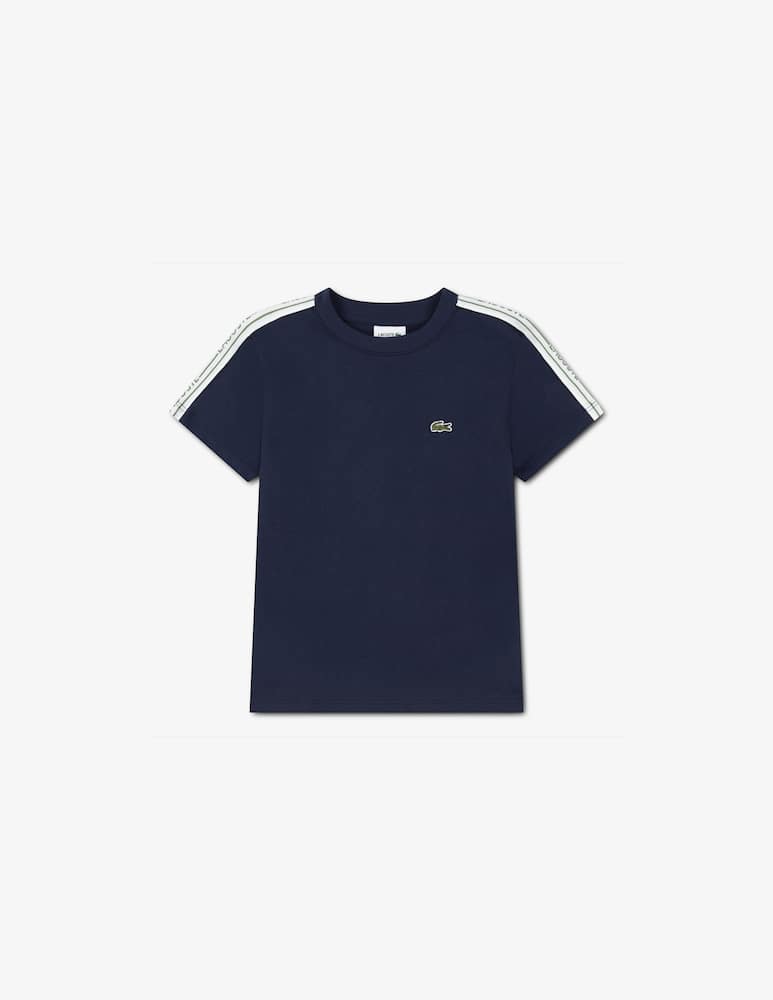 rinascente Lacoste T-shirt con bande logo Lacoste