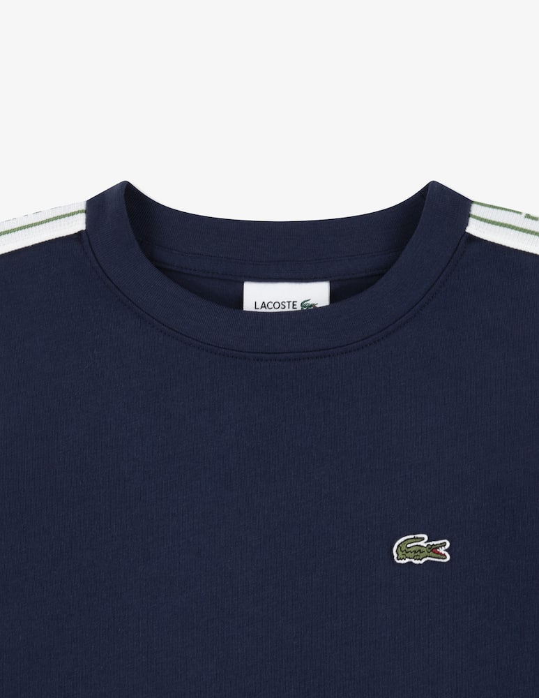 rinascente Lacoste T-shirt con bande logo Lacoste