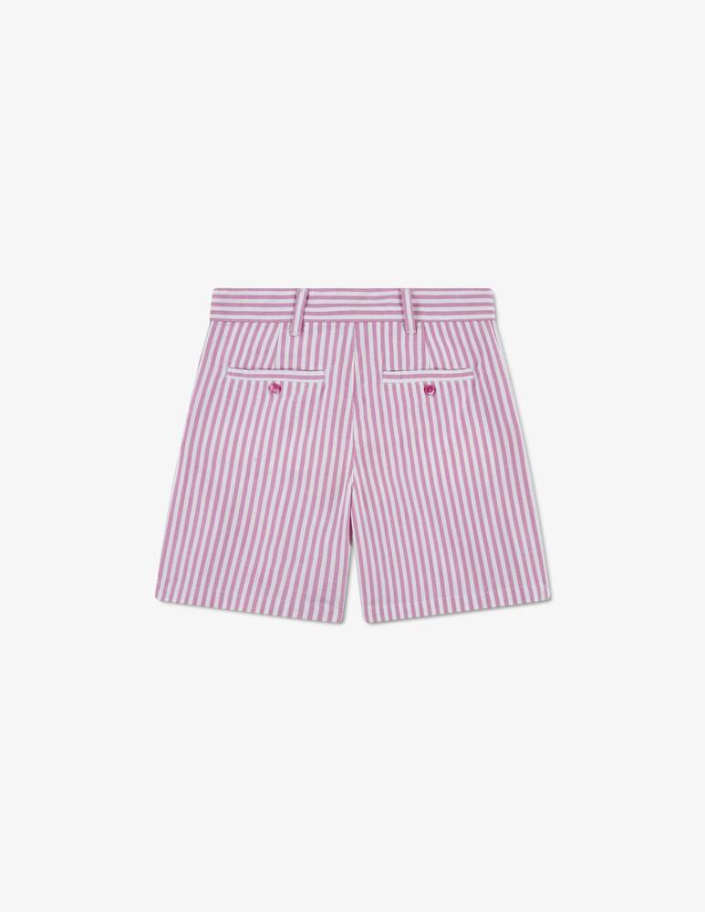 rinascente Lacoste Shorts con pinces a righe