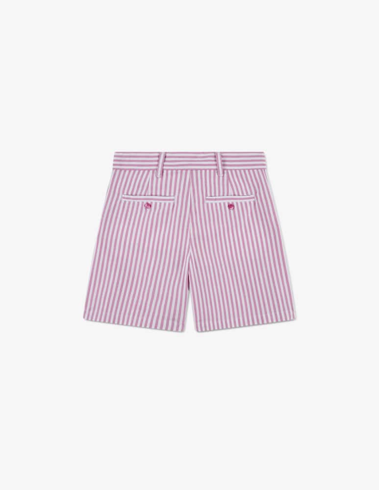 rinascente Lacoste Shorts a righe con pieghe