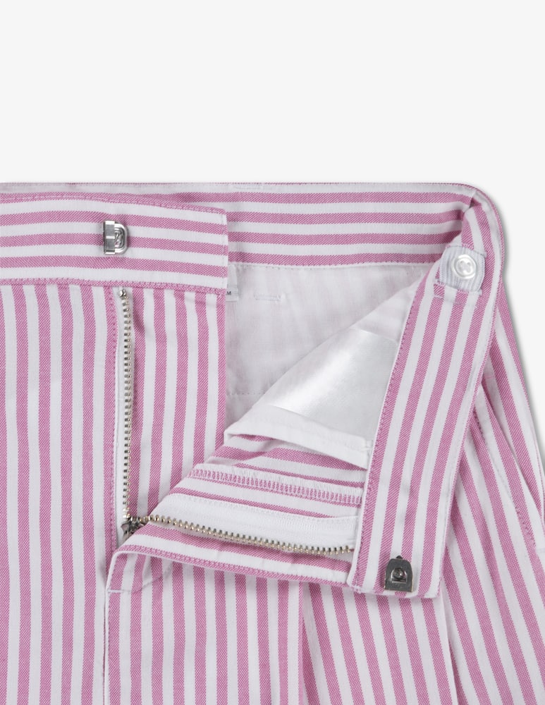 rinascente Lacoste Shorts a righe con pieghe