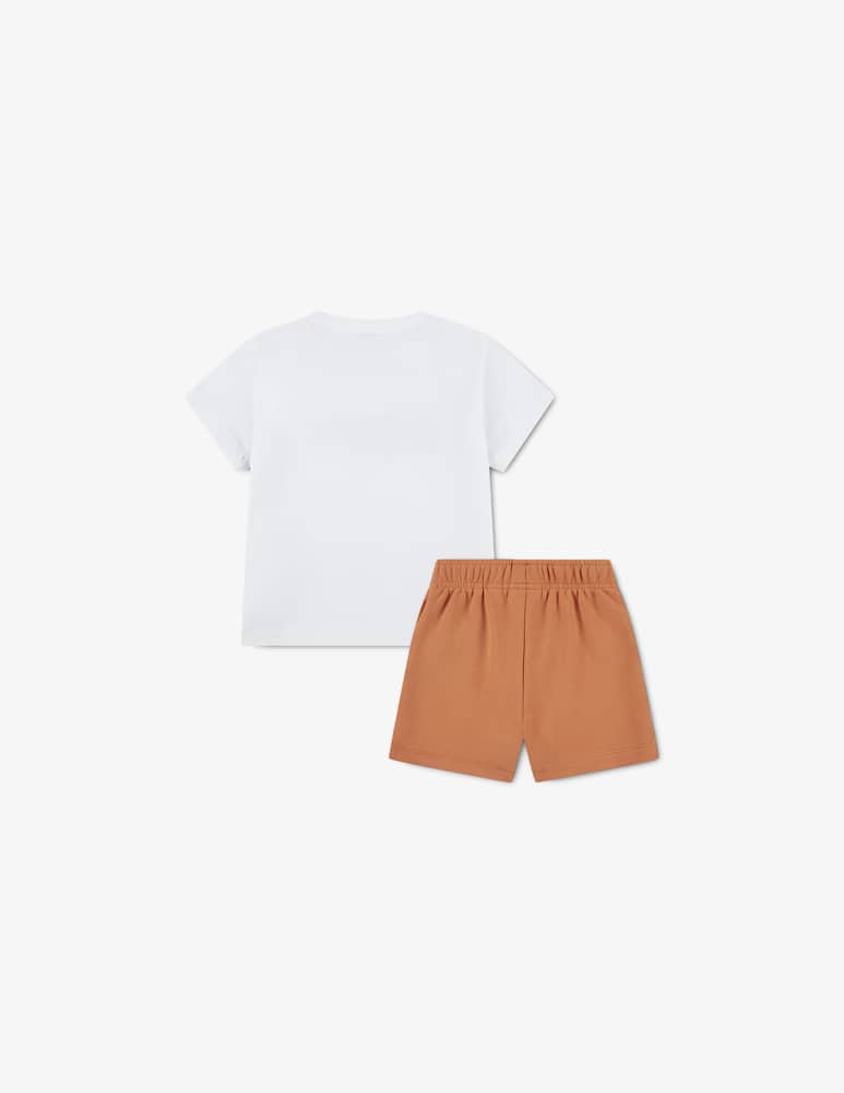 rinascente Lacoste Set t-shirt e shorts coccodrillo