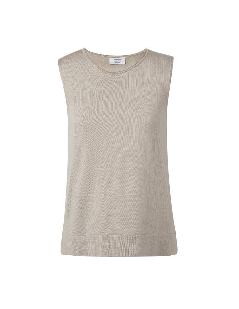 rinascente Rinascente Collection Crewneck top with slits - beige