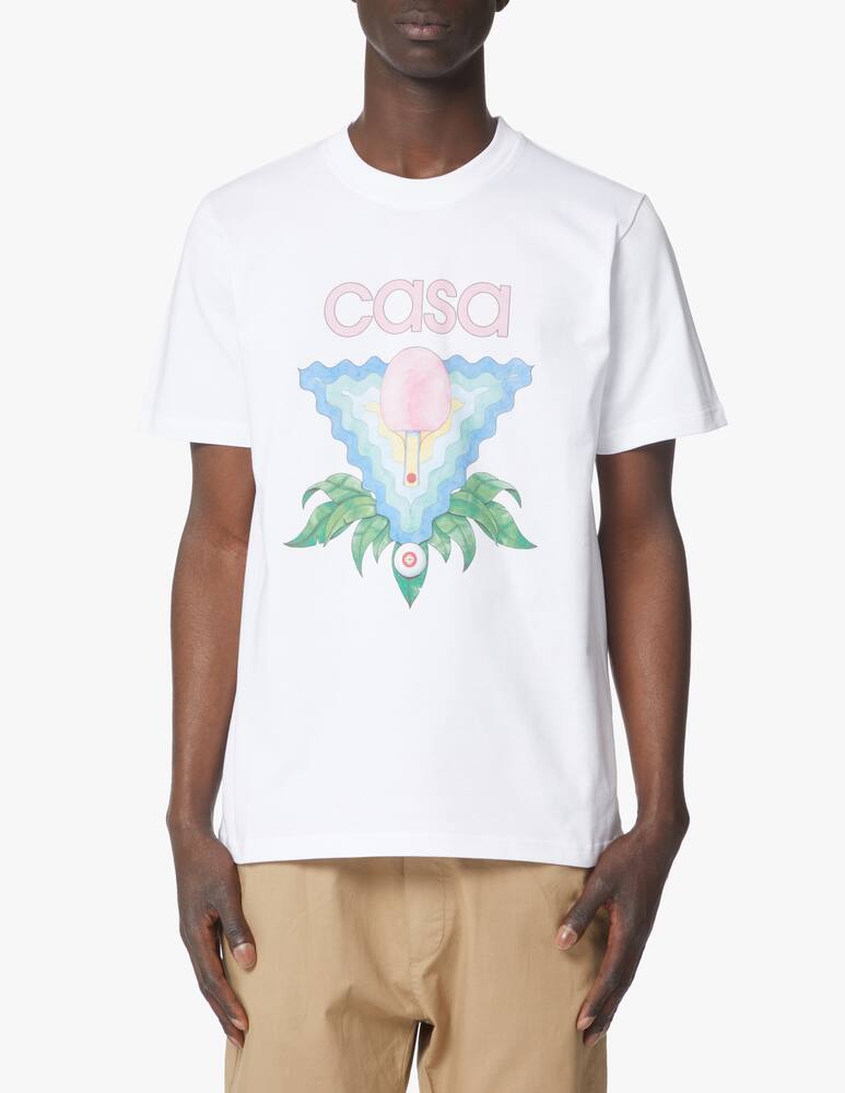 rinascente Casablanca Jersey print t-shirt - multi