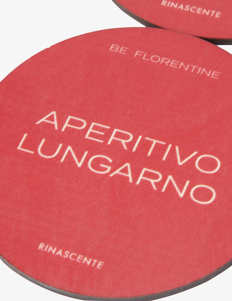 Rinascente Wooden Coasters Set "Be Florentine" - picture 4 Rinascente Wooden Coasters Set "Be Florentine" - picture 4