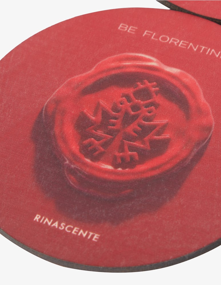 Rinascente Wooden Coasters Set "Be Florentine" - picture 5 Rinascente Wooden Coasters Set "Be Florentine" - picture 5