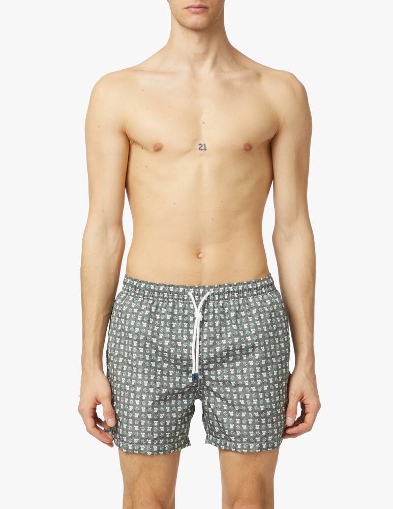 rinascente Fedeli Costume madeira stampato - verde