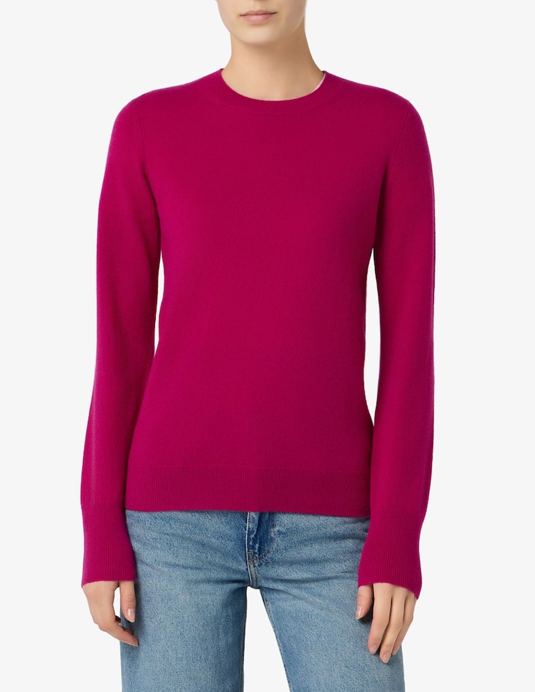 rinascente Pure Cashmere Basic crew neck long sleeve tee