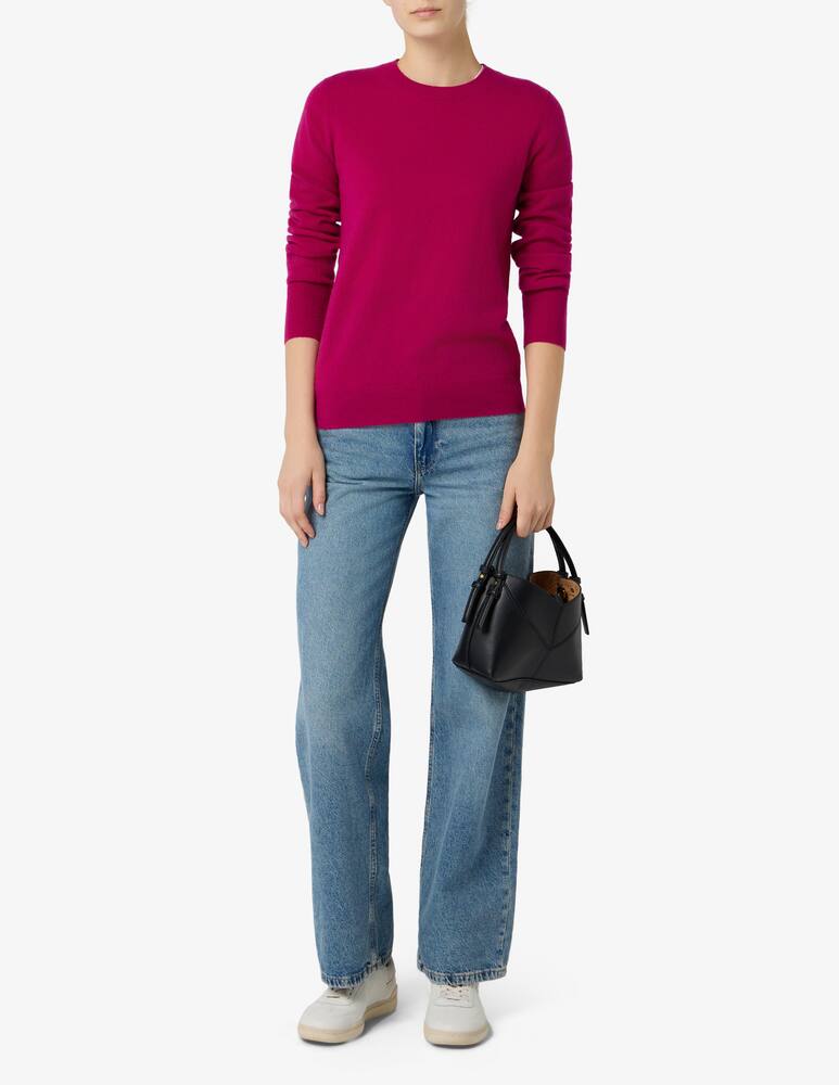 rinascente Pure Cashmere Basic crew neck long sleeve tee