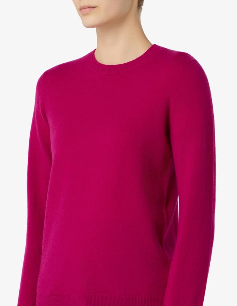rinascente Pure Cashmere Basic crew neck long sleeve tee