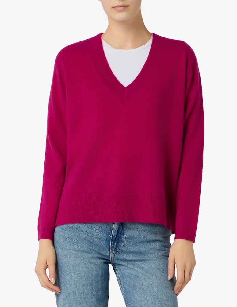rinascente Pure Cashmere Maglione scollo a v basic