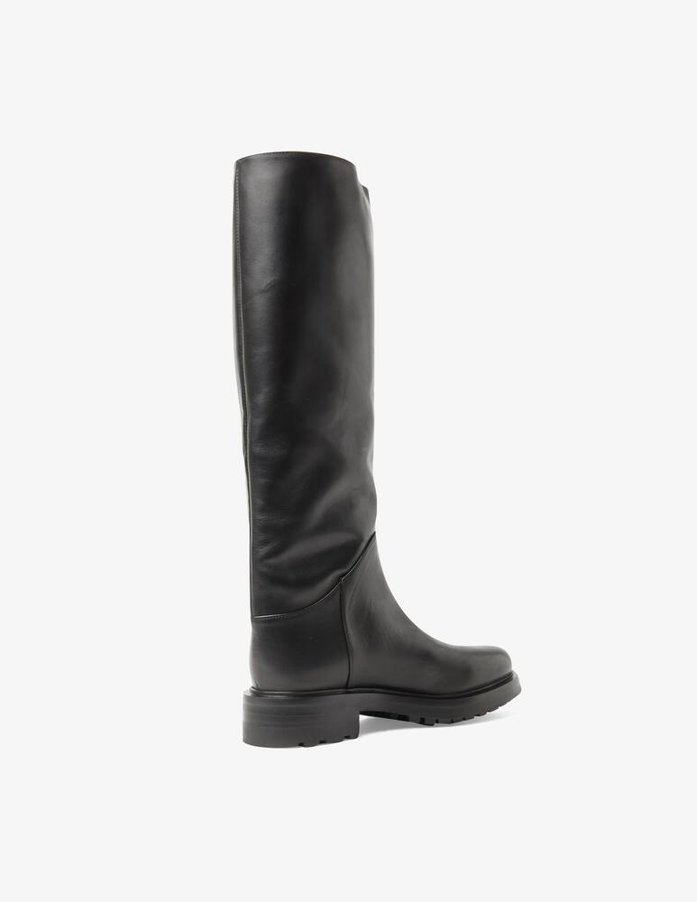 rinascente Strategia Story flat leather boot