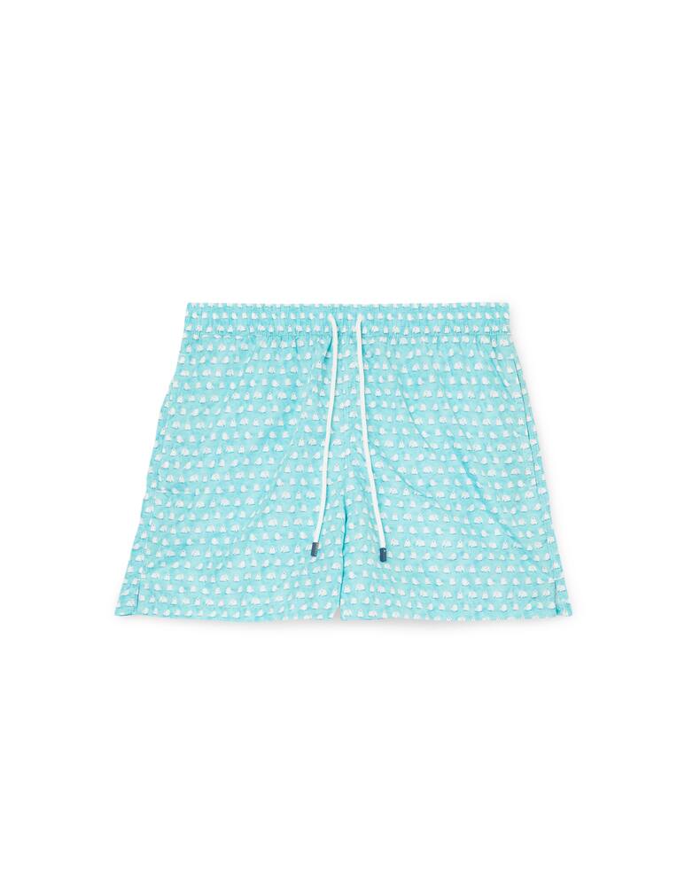 Fedeli Printed madeira swimshort - light blue - picture 1 Fedeli Printed madeira swimshort - light blue - picture 1