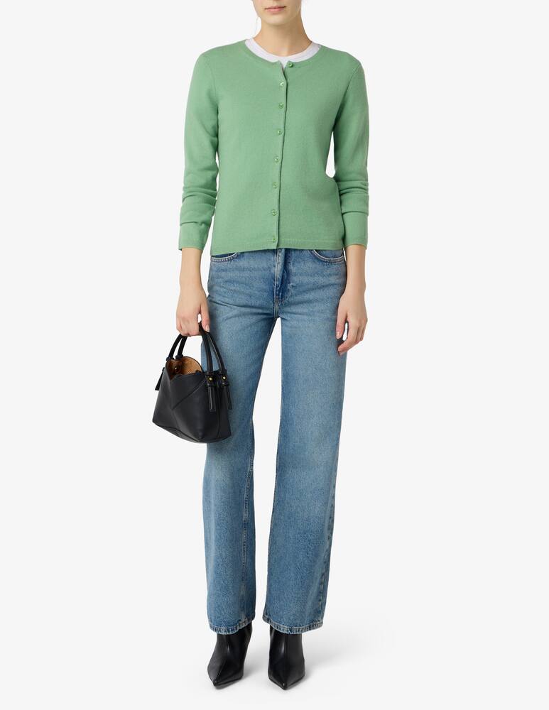 rinascente Pure Cashmere Corean neck cardigan