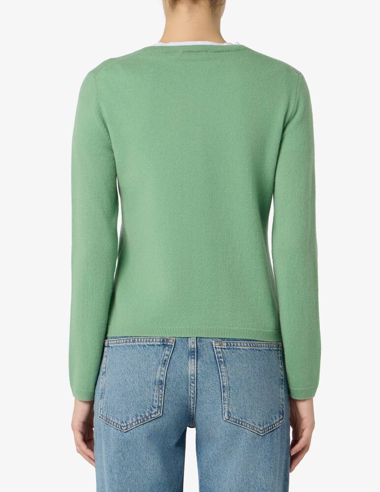 rinascente Pure Cashmere Corean neck cardigan