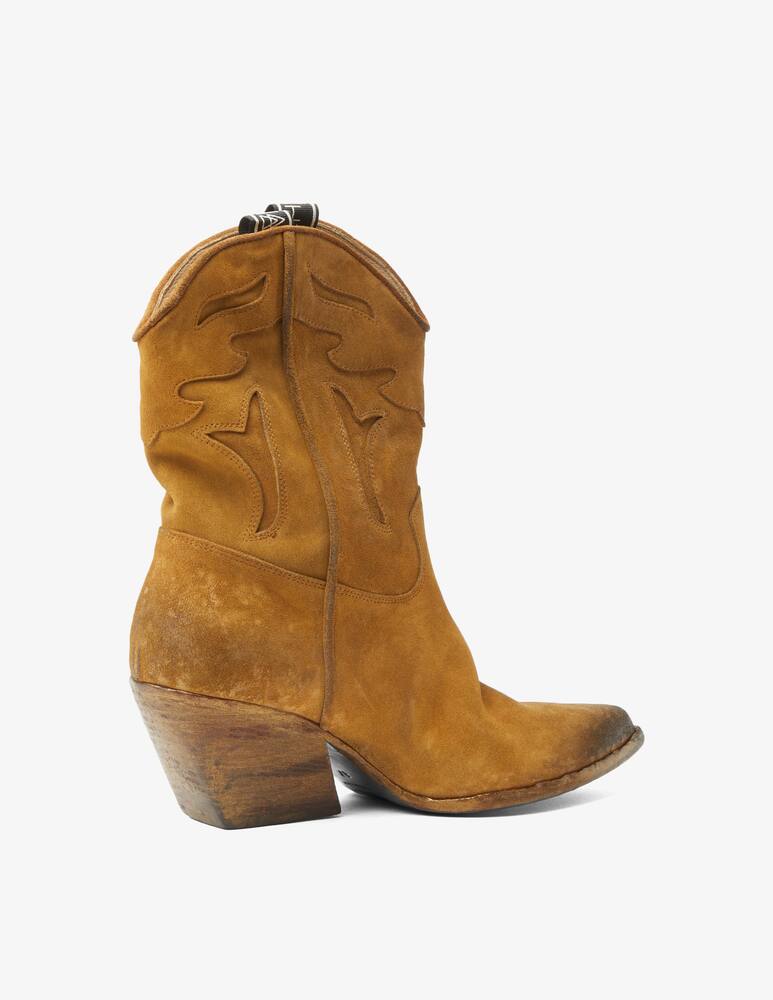 rinascente Strategia Stivale camperos basso in camoscio Blues