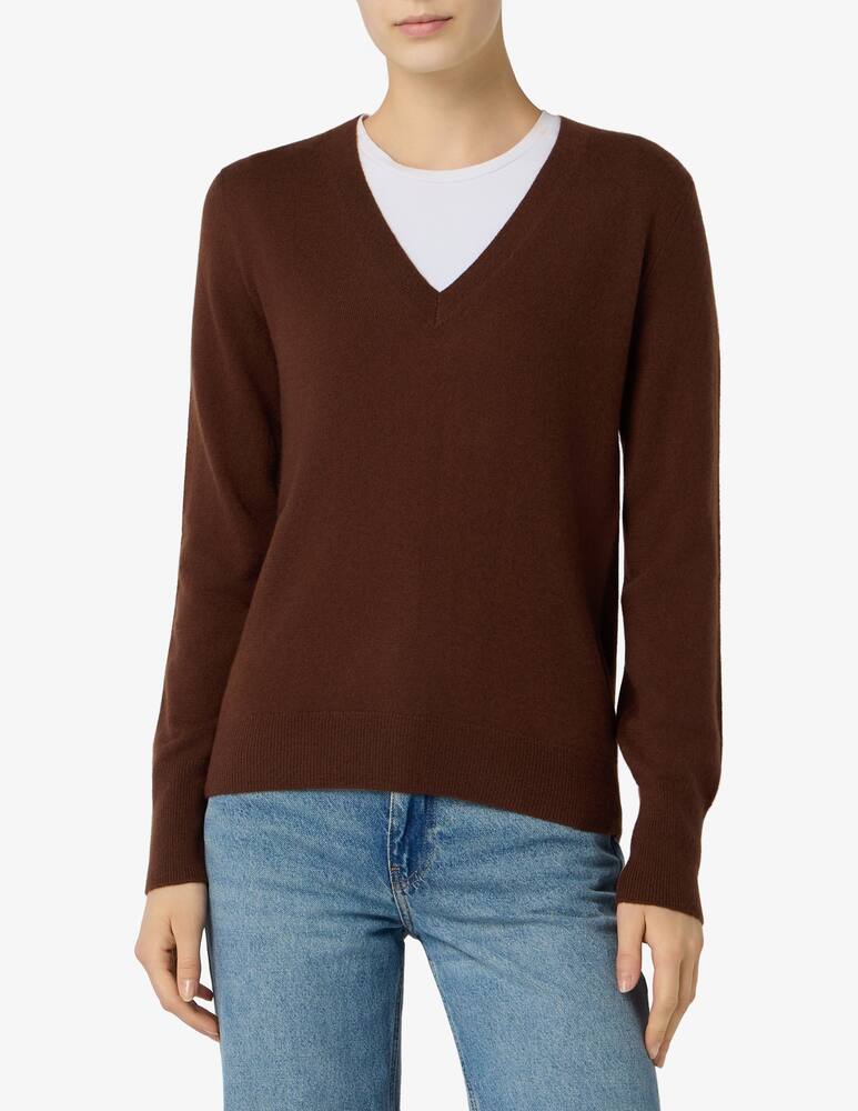 Pure Cashmere Maglione scollo a v basic - immagine 1 Pure Cashmere Maglione scollo a v basic - immagine 1