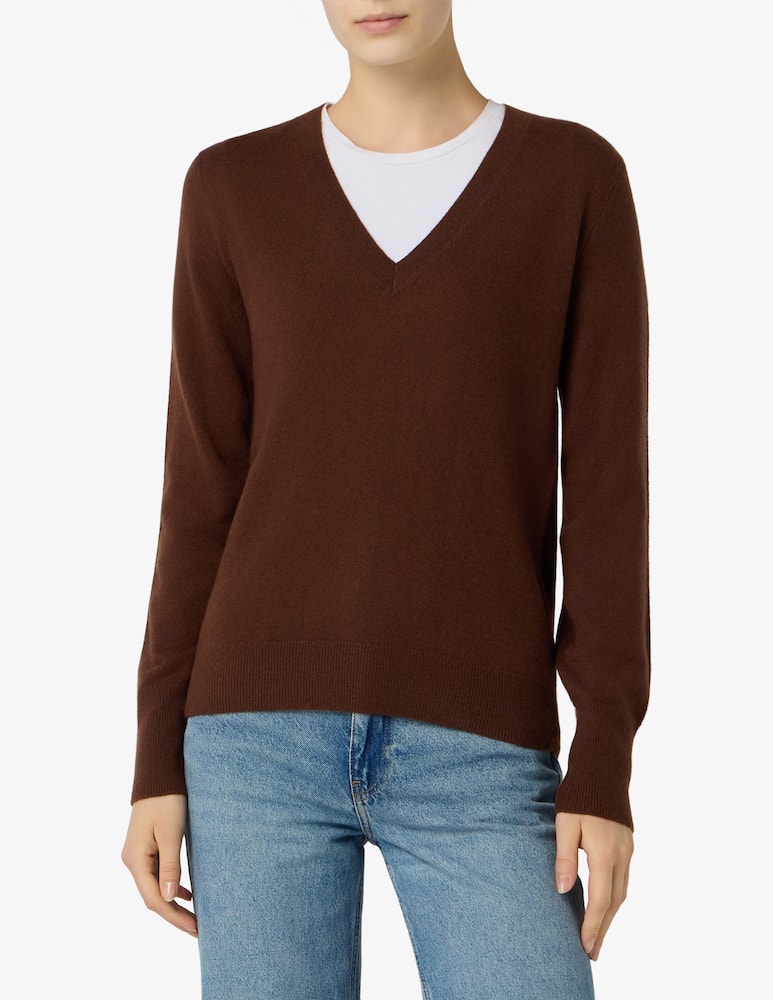 rinascente Pure Cashmere Maglione scollo a v basic