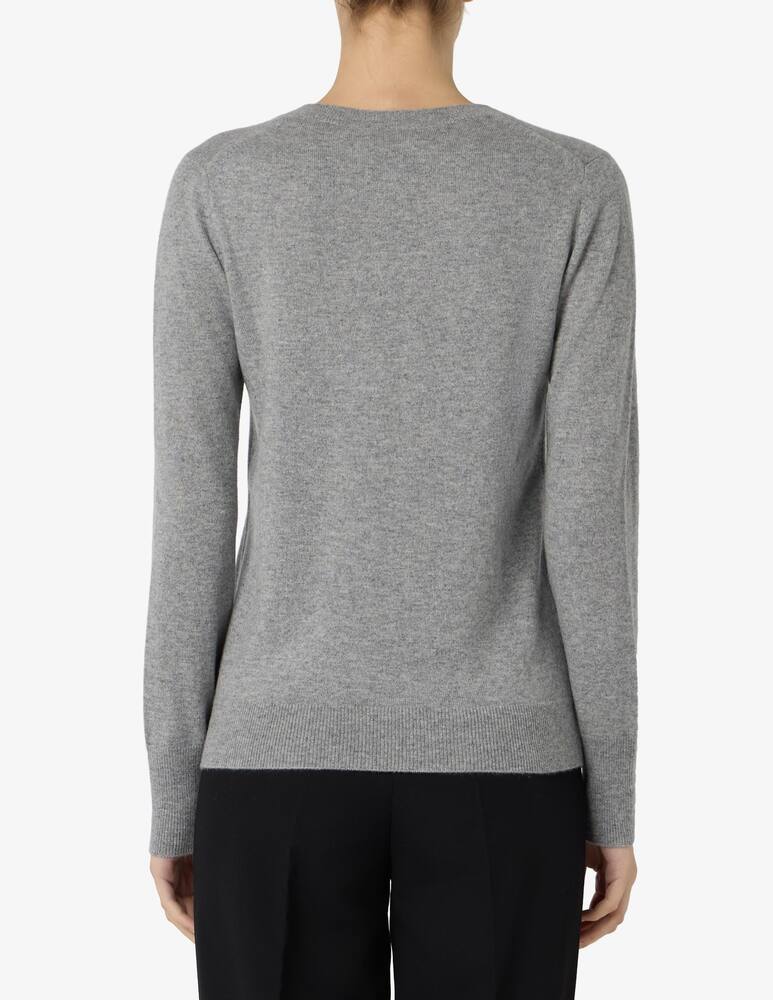 rinascente Pure Cashmere Basic crew neck long sleeve tee