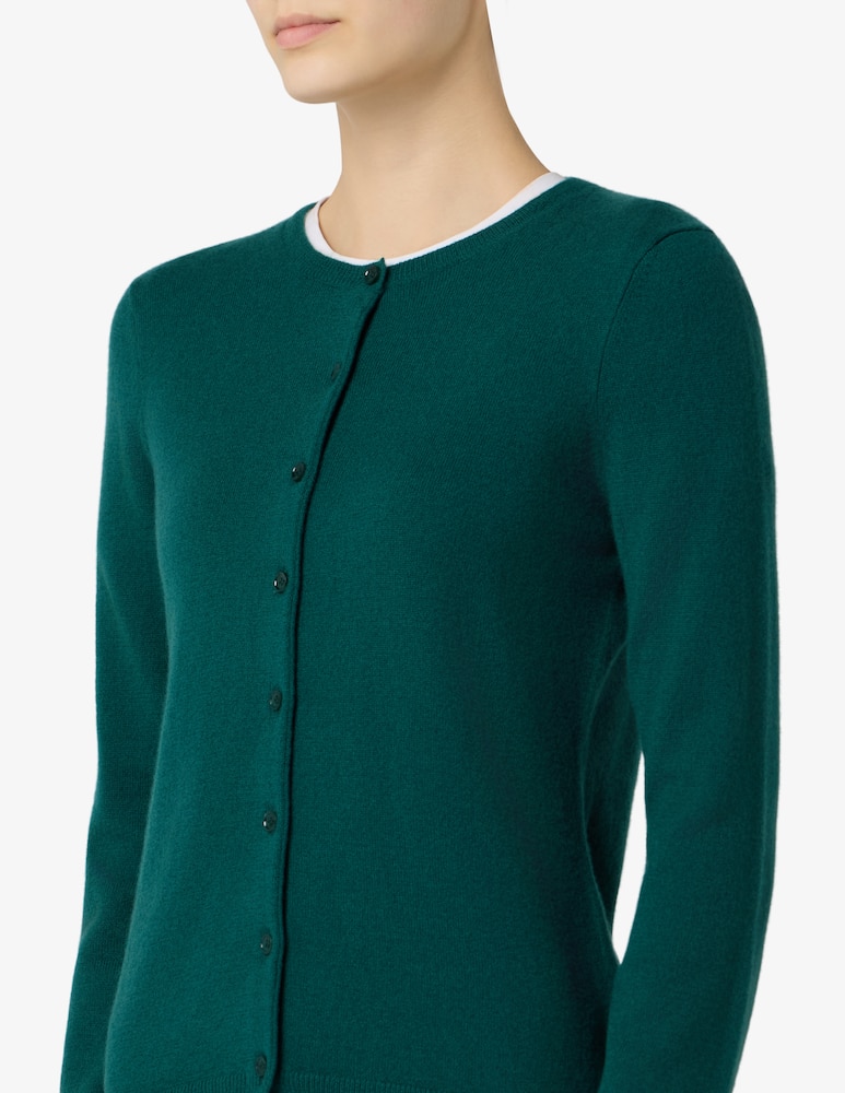 Pure Cashmere Cardigan con collo alla coreana - immagine 4 Pure Cashmere Cardigan con collo alla coreana - immagine 4