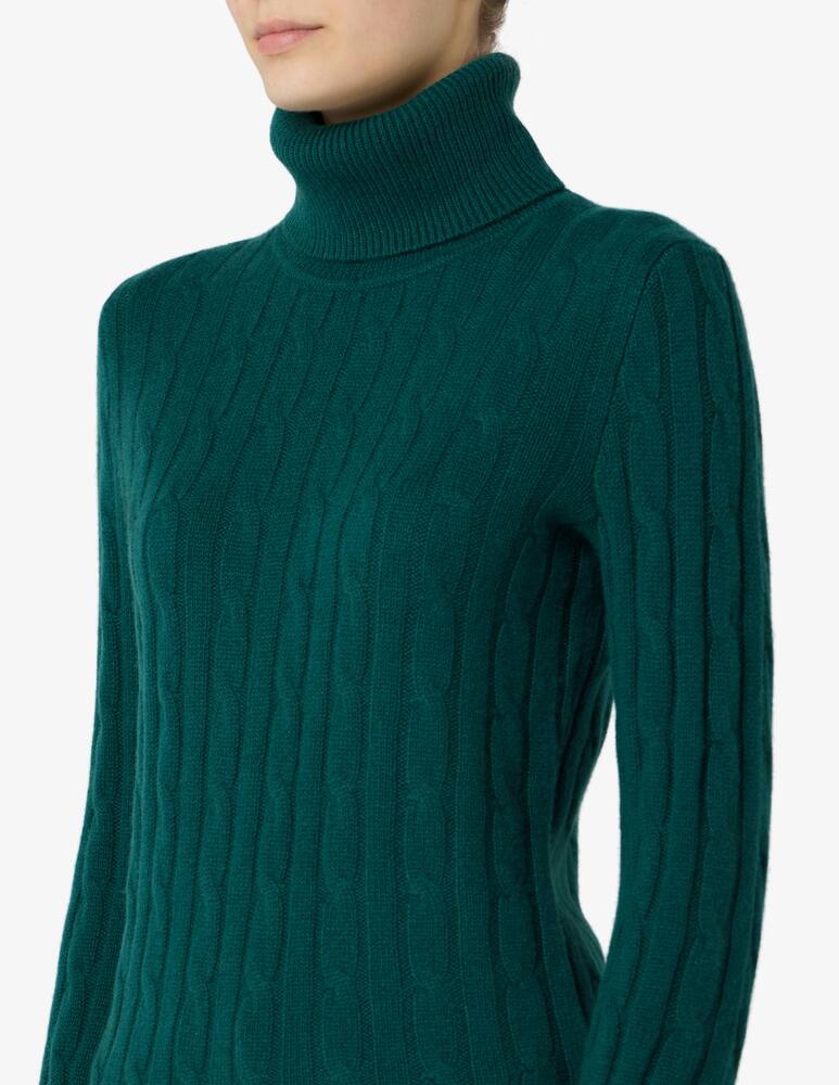 rinascente Pure Cashmere Cable turtleneck jumper