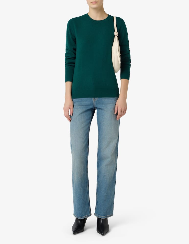 Pure Cashmere Basic crew neck long sleeve tee - picture 2 Pure Cashmere Basic crew neck long sleeve tee - picture 2