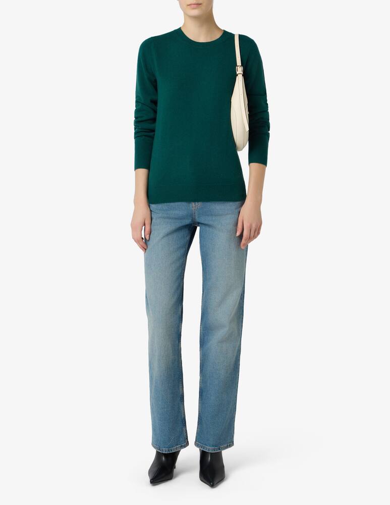 rinascente Pure Cashmere Basic crew neck long sleeve tee