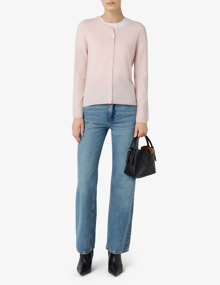 rinascente Pure Cashmere Cardigan con collo alla coreana