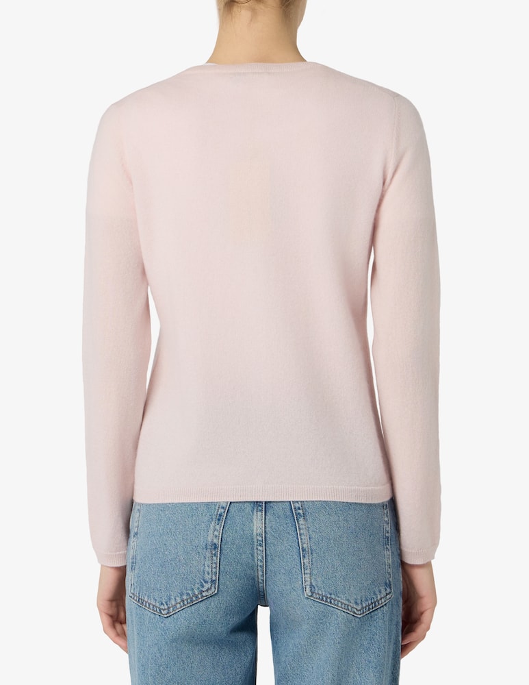 Pure Cashmere Cardigan con collo alla coreana - immagine 3 Pure Cashmere Cardigan con collo alla coreana - immagine 3