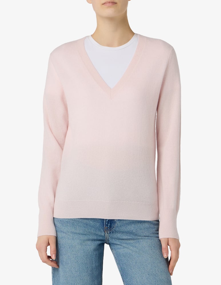 rinascente Pure Cashmere Maglione scollo a v basic