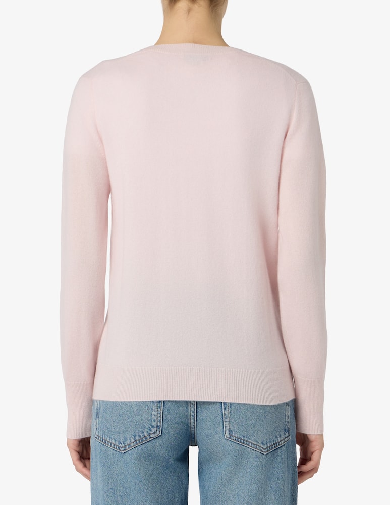 Pure Cashmere Maglione scollo a v basic - immagine 3 Pure Cashmere Maglione scollo a v basic - immagine 3
