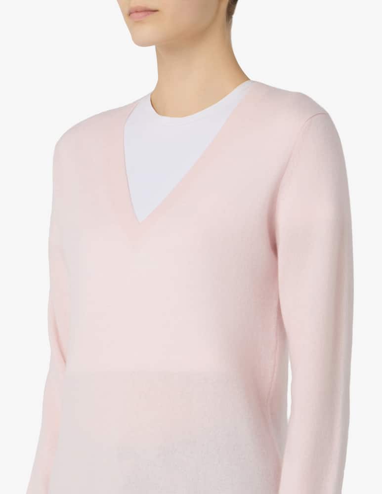 Pure Cashmere Maglione scollo a v basic - immagine 4 Pure Cashmere Maglione scollo a v basic - immagine 4