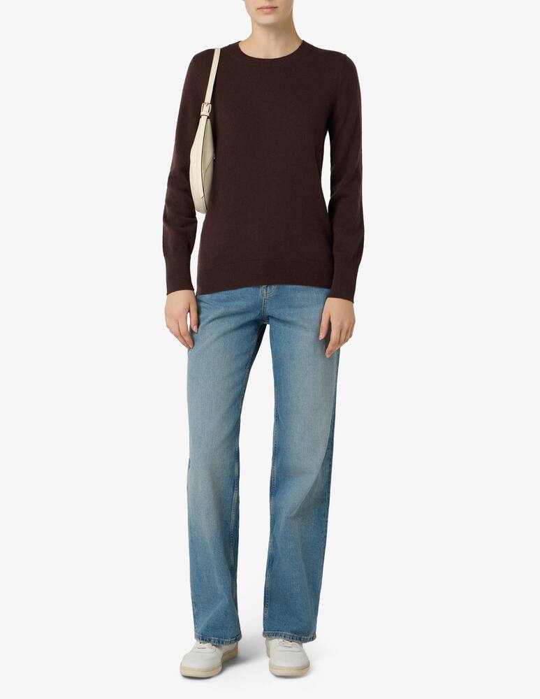 rinascente Pure Cashmere Basic crew neck long sleeve tee