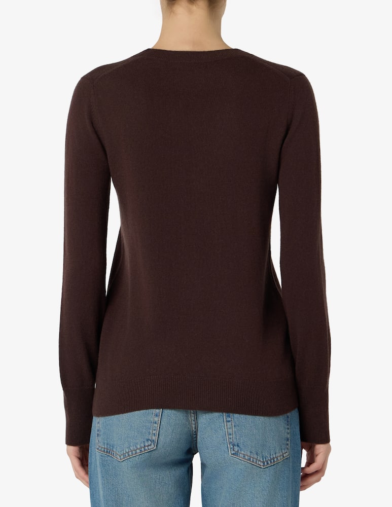 rinascente Pure Cashmere Basic crew neck long sleeve tee