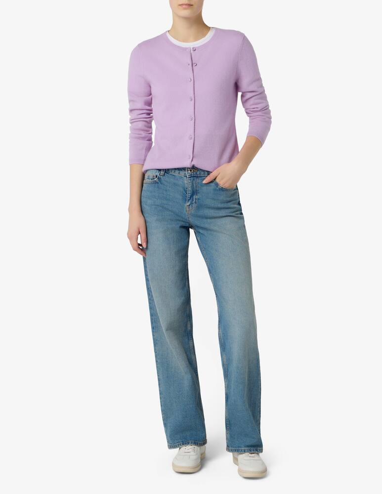 rinascente Pure Cashmere Cardigan con collo alla coreana