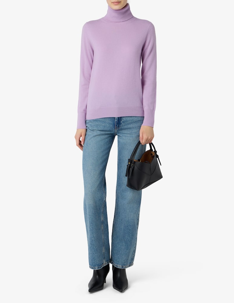 rinascente Pure Cashmere Basic turtle neck jumper