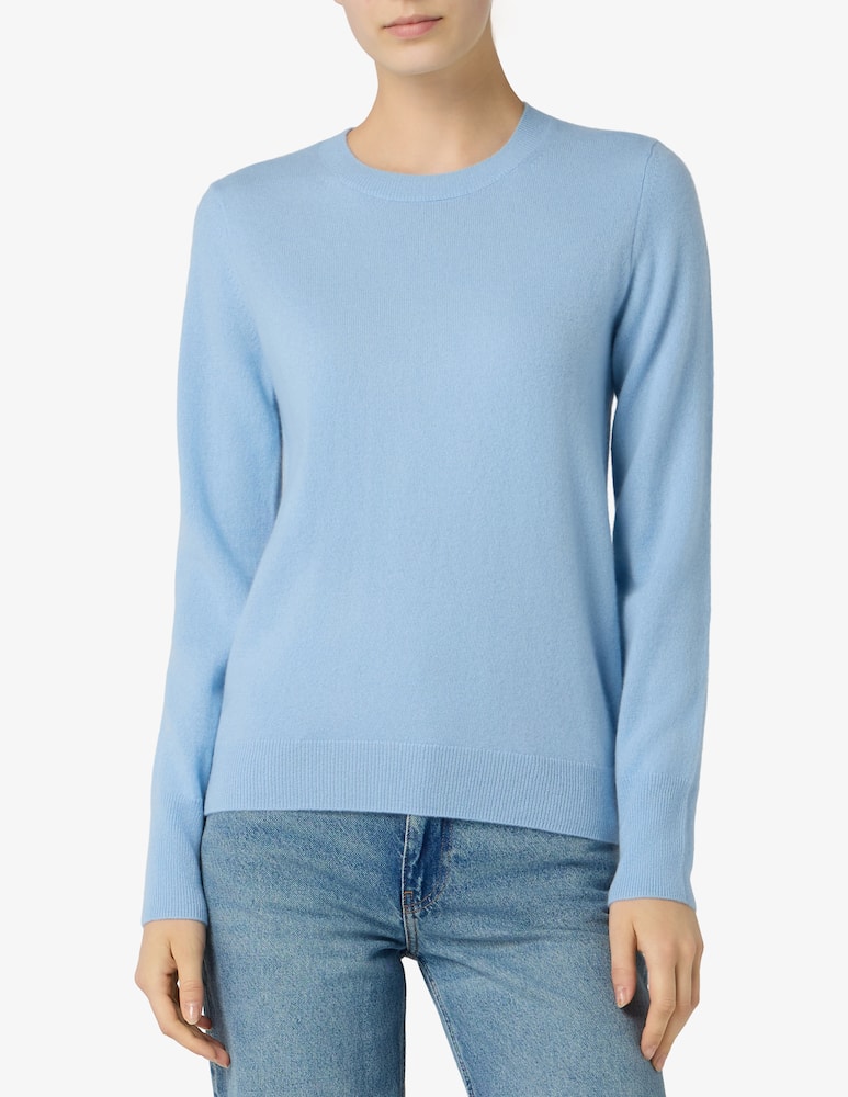 rinascente Pure Cashmere Basic crew neck long sleeve tee