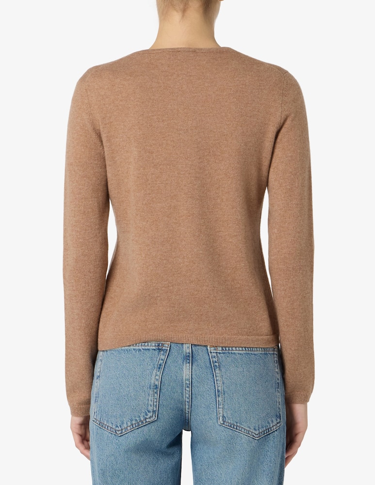 Pure Cashmere Cardigan con collo alla coreana - immagine 3 Pure Cashmere Cardigan con collo alla coreana - immagine 3