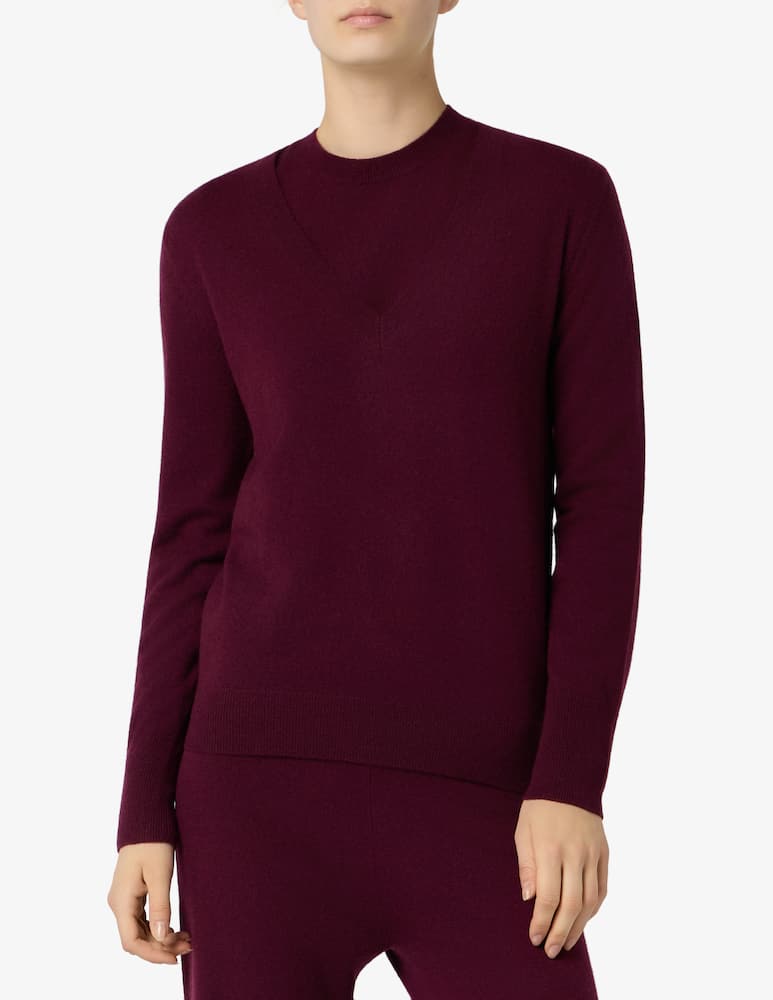rinascente Pure Cashmere Basic v neck jumper