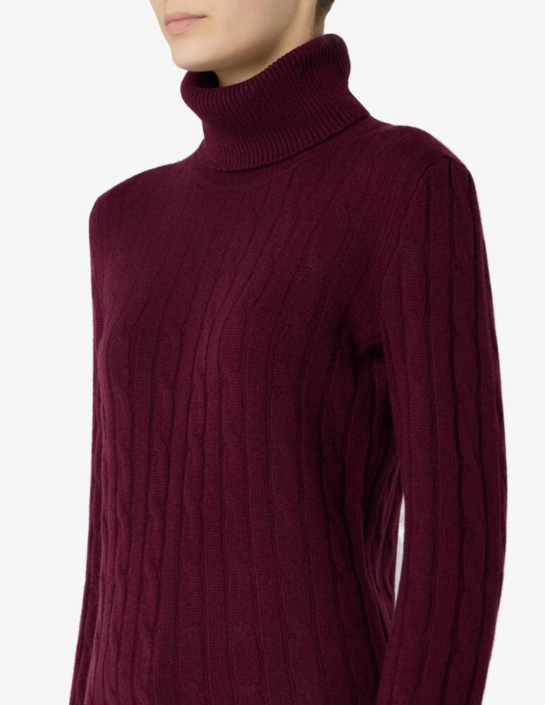 rinascente Pure Cashmere Cable turtleneck jumper