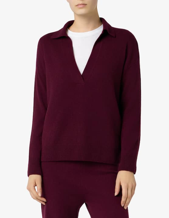 Pure Cashmere - Polo collo aperto - €169,00