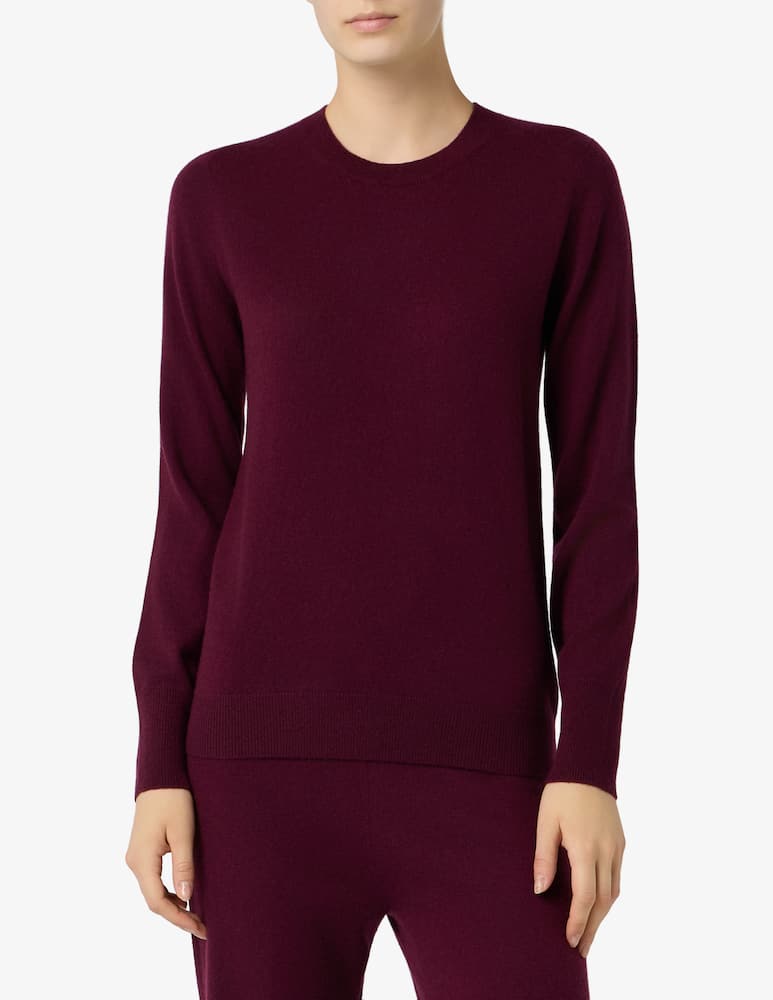 rinascente Pure Cashmere Basic crew neck long sleeve tee