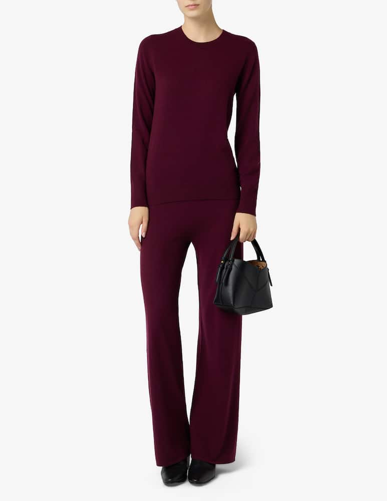 rinascente Pure Cashmere Basic crew neck long sleeve tee