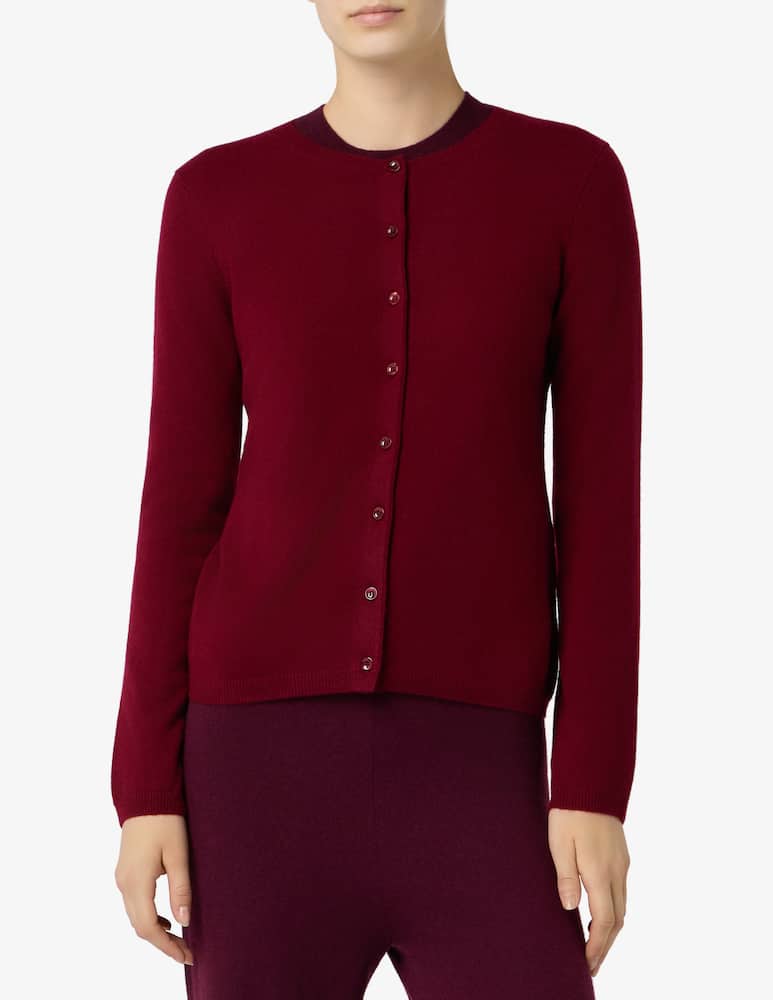 rinascente Pure Cashmere Corean neck cardigan