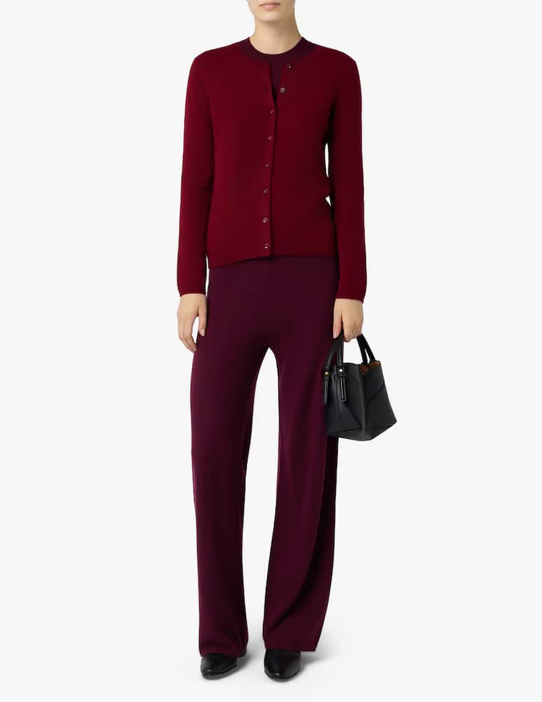 Pure Cashmere Cardigan con collo alla coreana - immagine 2 Pure Cashmere Cardigan con collo alla coreana - immagine 2