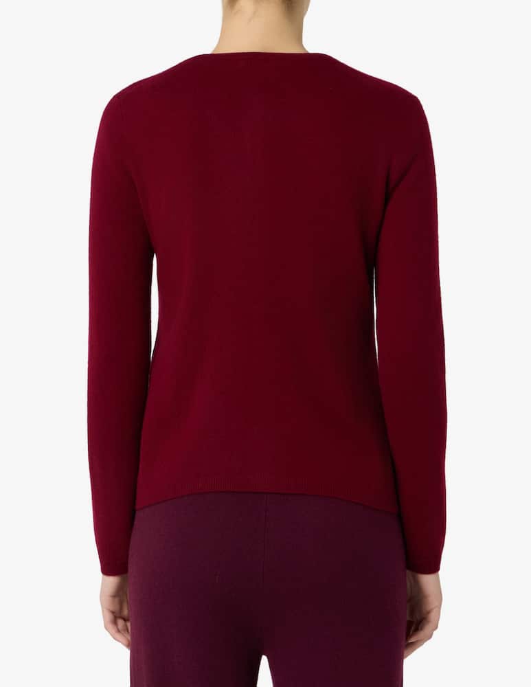 Pure Cashmere Cardigan con collo alla coreana - immagine 3 Pure Cashmere Cardigan con collo alla coreana - immagine 3