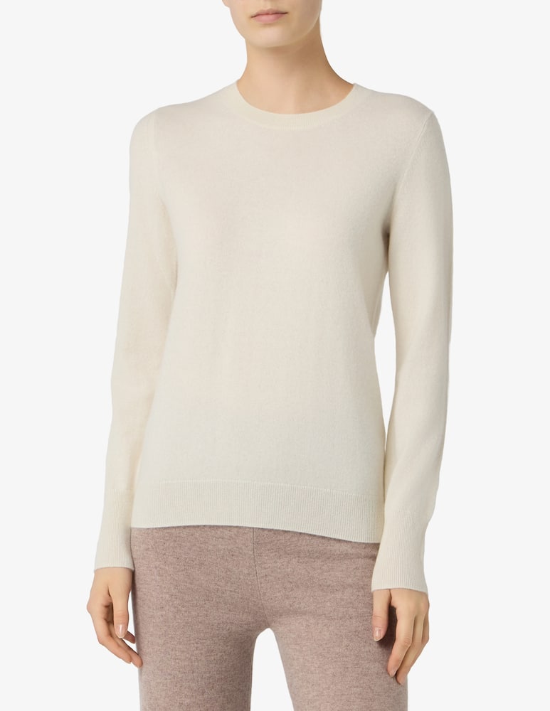 rinascente Pure Cashmere Basic crew neck long sleeve tee