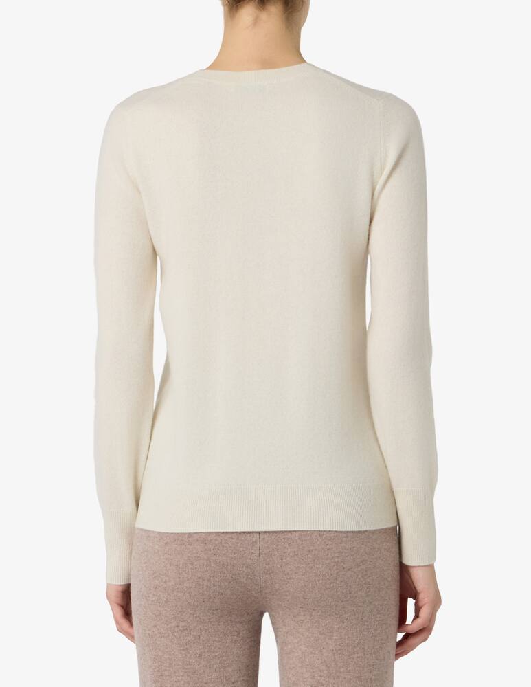rinascente Pure Cashmere Basic crew neck long sleeve tee