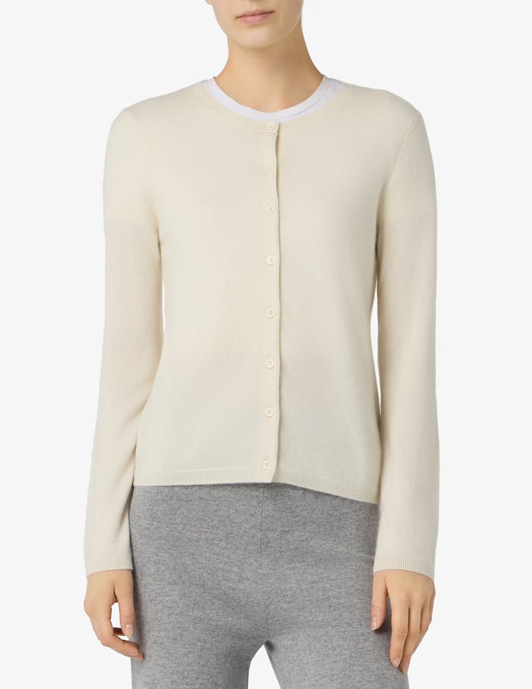 rinascente Pure Cashmere Corean neck cardigan